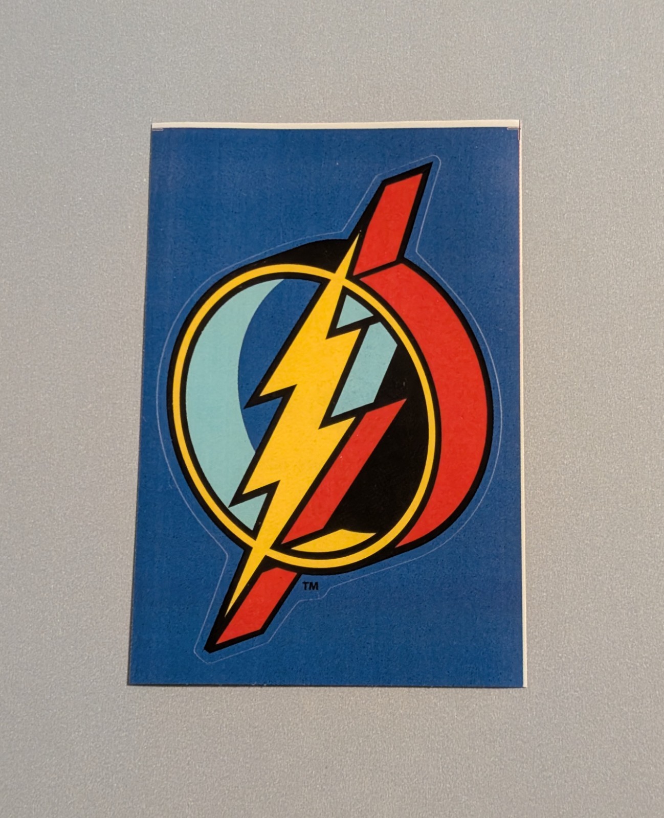 The Flash Logo Vending Sticker - DC Series 3 - Comic Superhero Lightning Bolt 