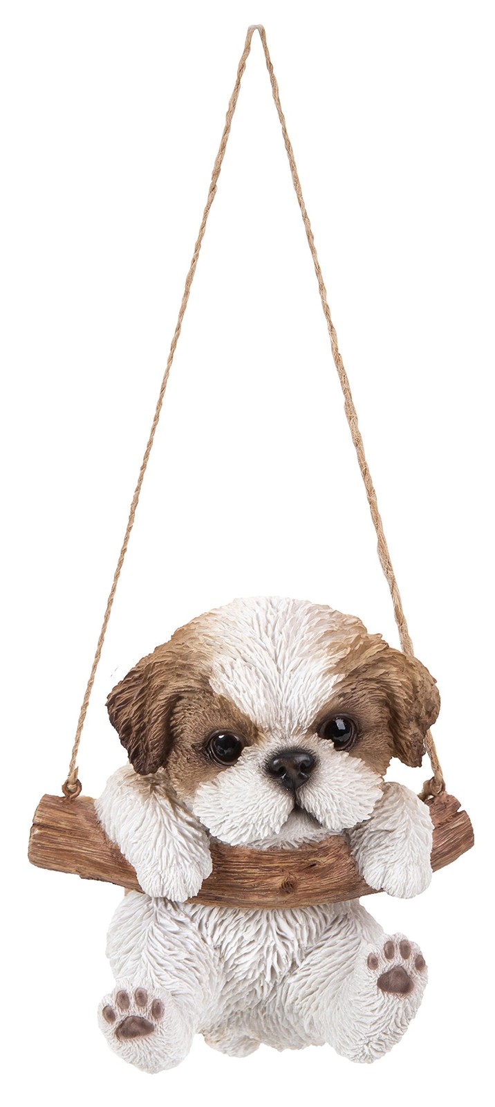Hi-Line Gift Ltd 87704-A Shih Tzu Puppy Hanging Garden Statue Figurine