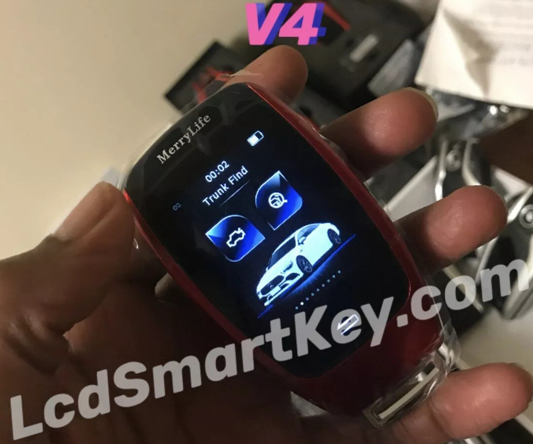 V4 - LCD Smart Key w/ Install- Infiniti GMC BMW BENZ Ford JEEP NISSAN Dodge Audi