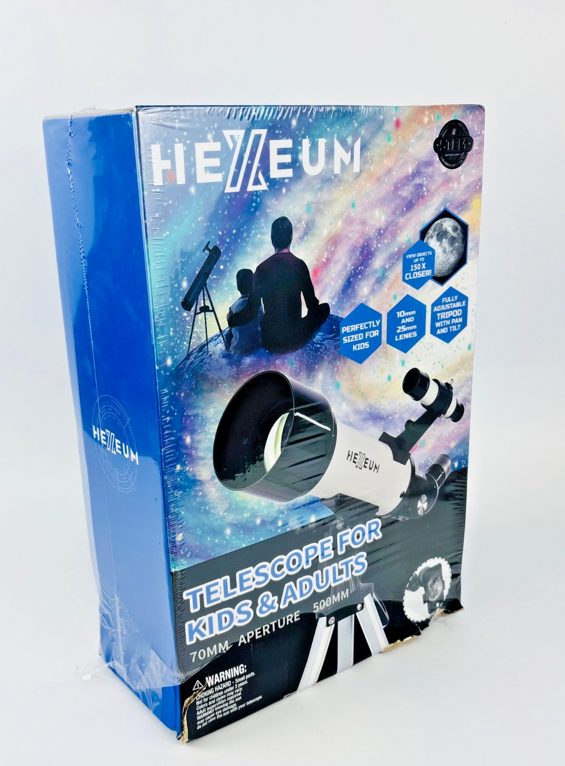 Hexeum Telescope for Kids & Adults 70mm Aperture 500mm AZ Mount AZ50070 - White