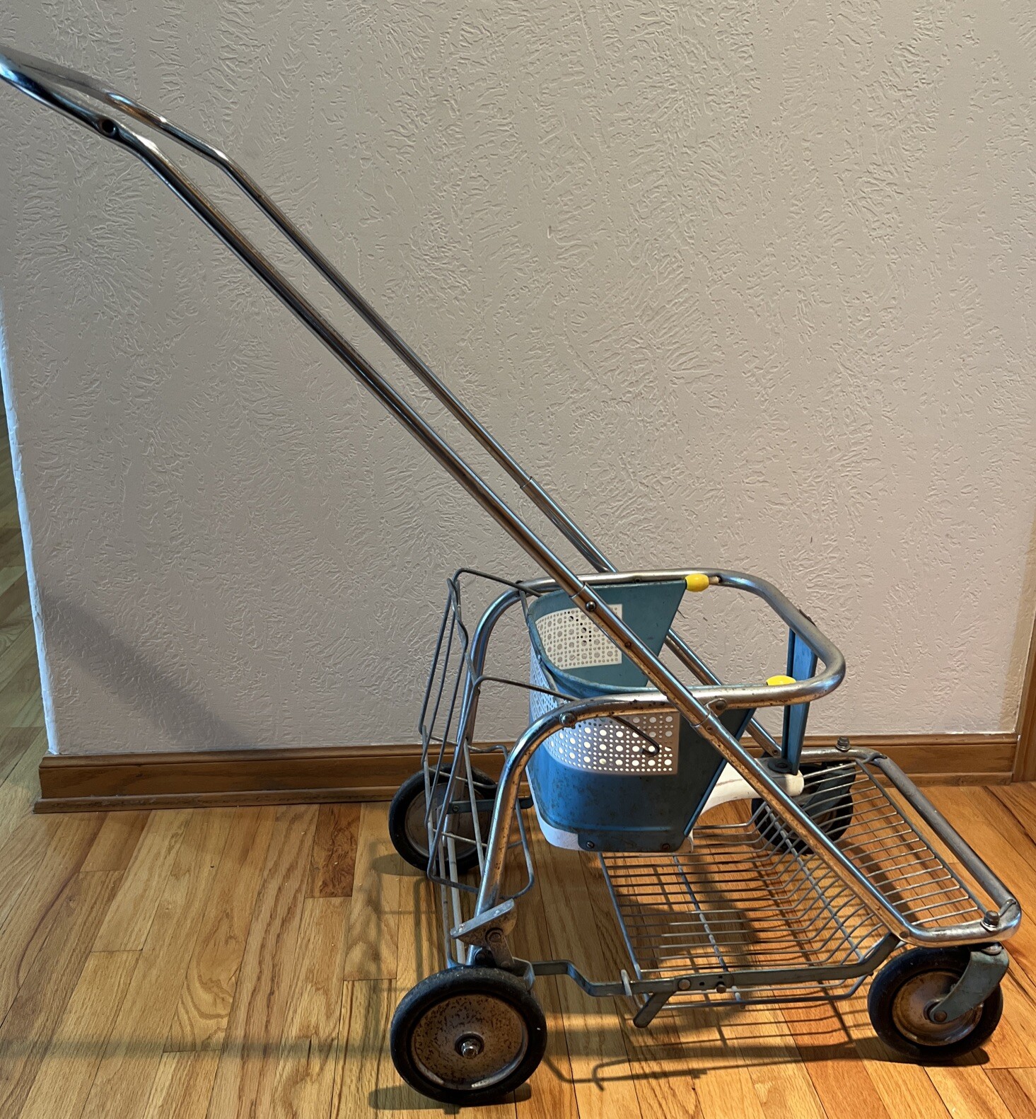 Vintage Genuine Taylor Tot Stroller Metal with Wood Seat