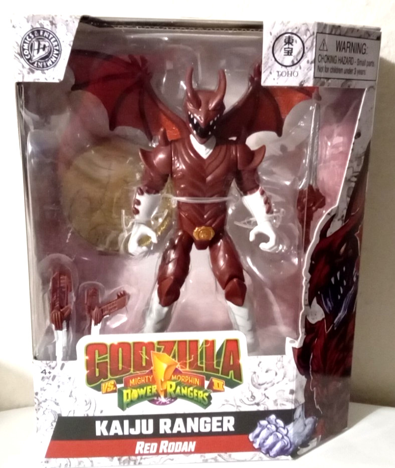1 BRAND NEW KAIJU RANGER RED RODAN PLAYMATES TOYS
