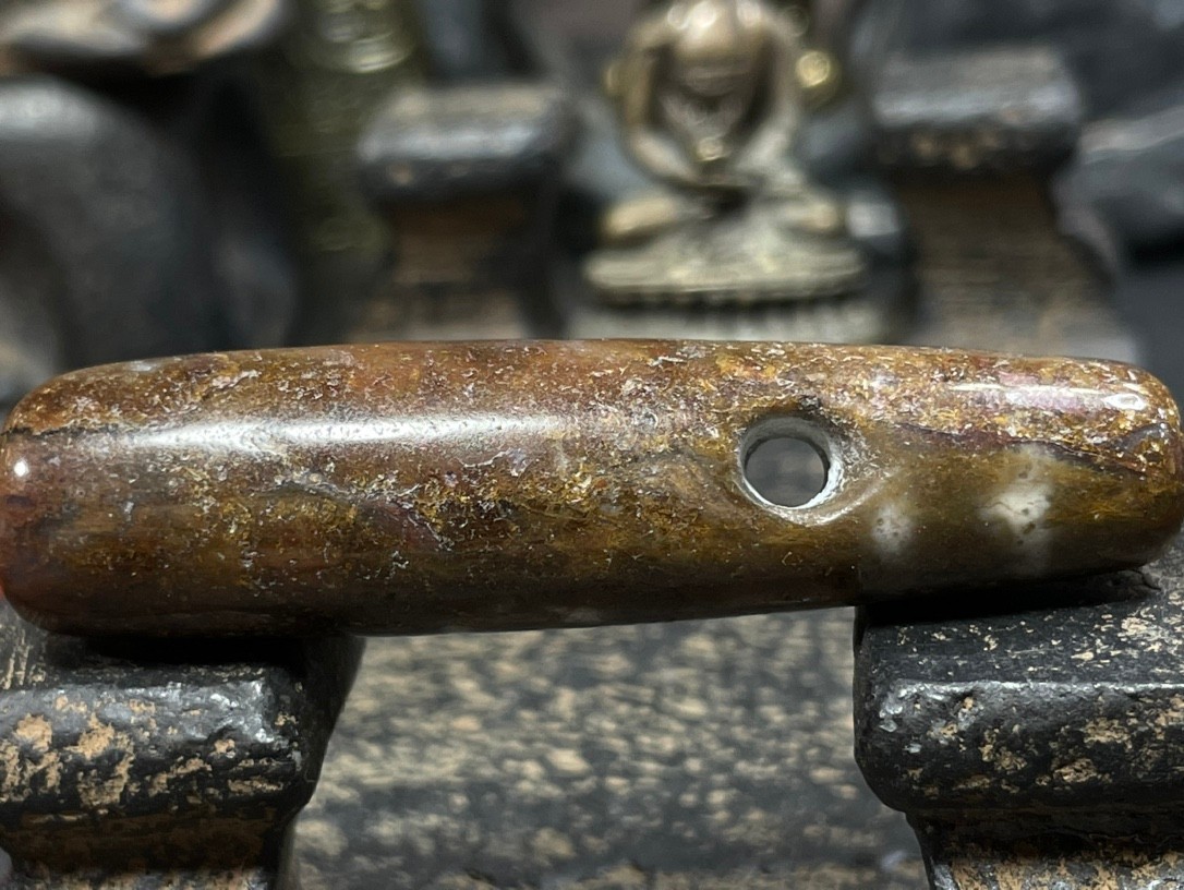 Old Tibetan Nepalese Himalayan Ancient eye Old Dzi Talisman Bead Amulet 老天珠