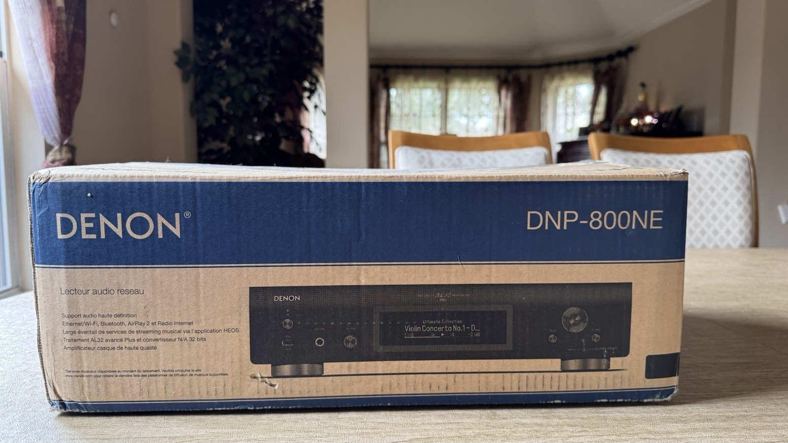 Denon DNP-800NE Network Audio Player Wi-Fi Bluetooth Media Streamer Black