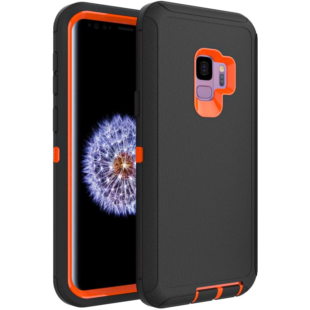 Case for Galaxy S9, Heavy-Duty Tough Rugged Shockproof Drop Protective Cover ...