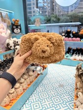 Jelly Bartholomew Bear Pouch Cat Soft Plush Bag Stuffed Animal Toys Gift B