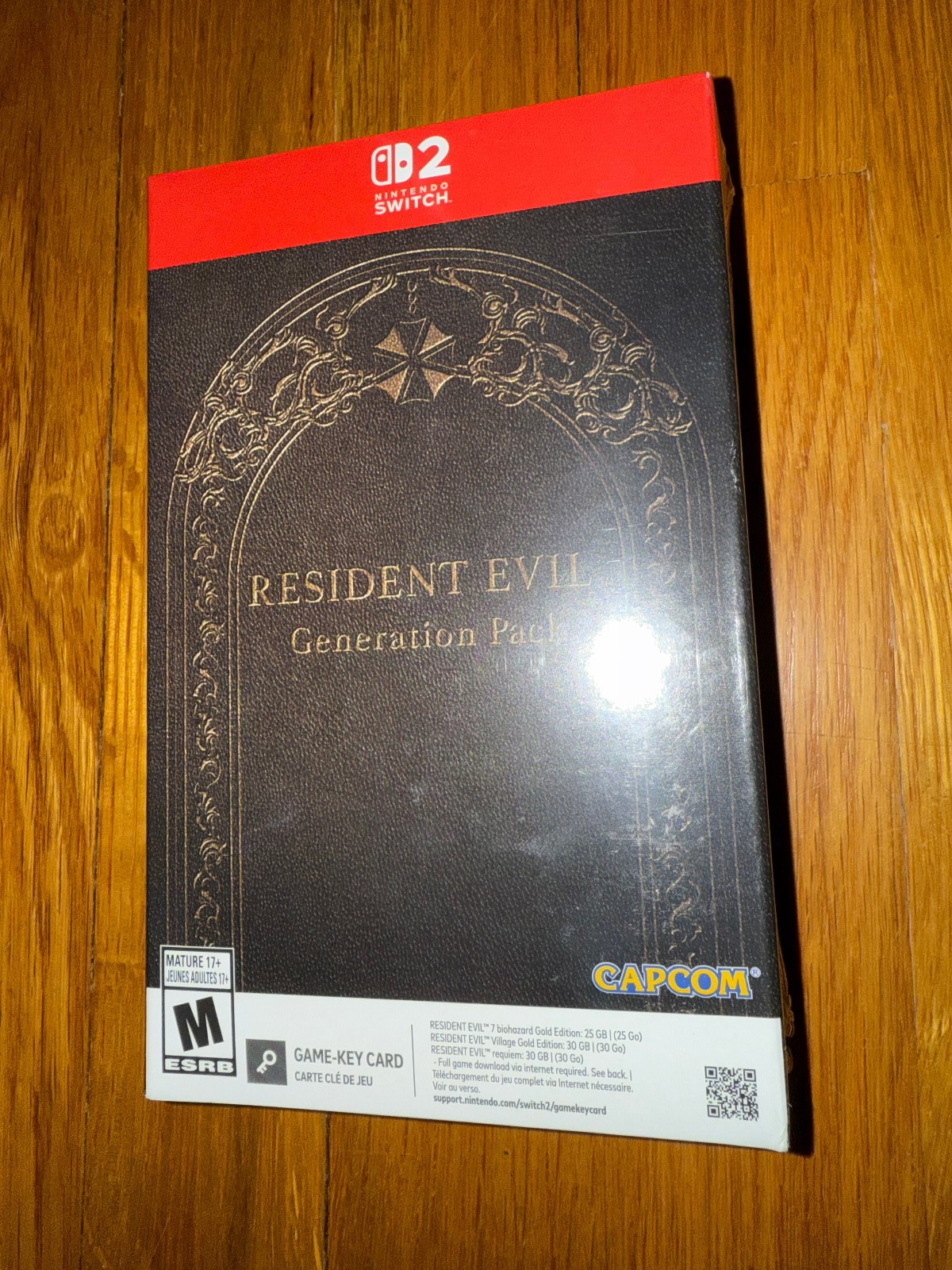 IN HAND New Resident Evil Generation Pack Game-Key Card Switch 2