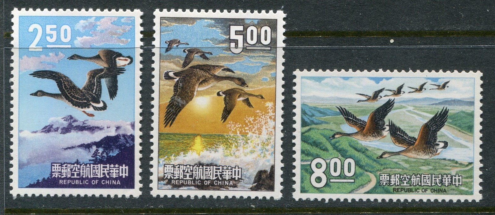 ROC #C78-80 Geese Complete Set [Mint Hinged] 