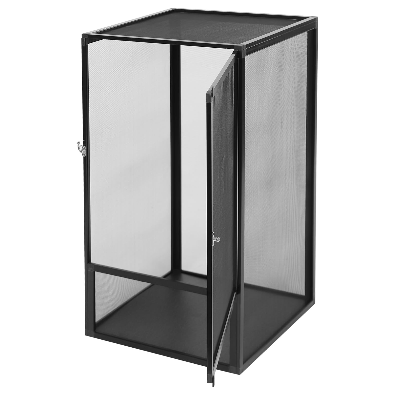 Micro Habitat Terrarium Enclosure Reptile Pet Feeding Net Box 17.7*17.7*31.5in