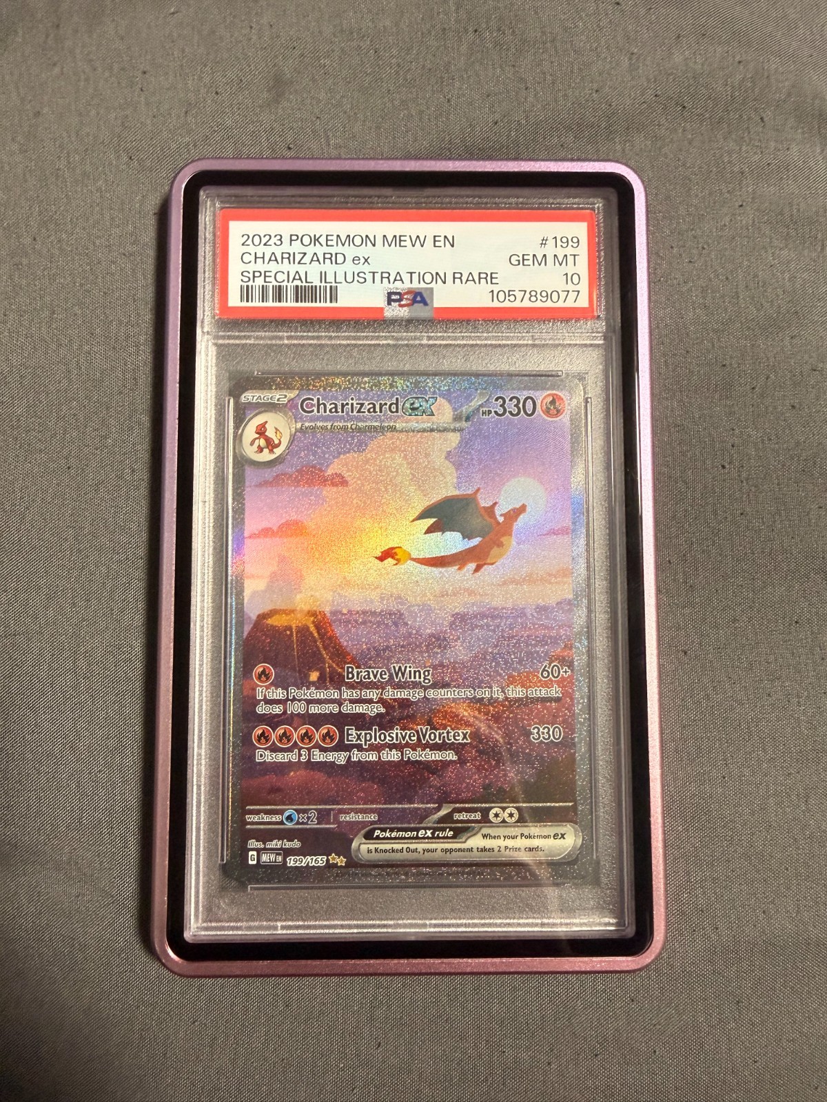 CHARIZARD EX 199/165 PSA 10 POKEMON 151 ENGLISH 2023 SPECIAL ILLUSTRATION RARE