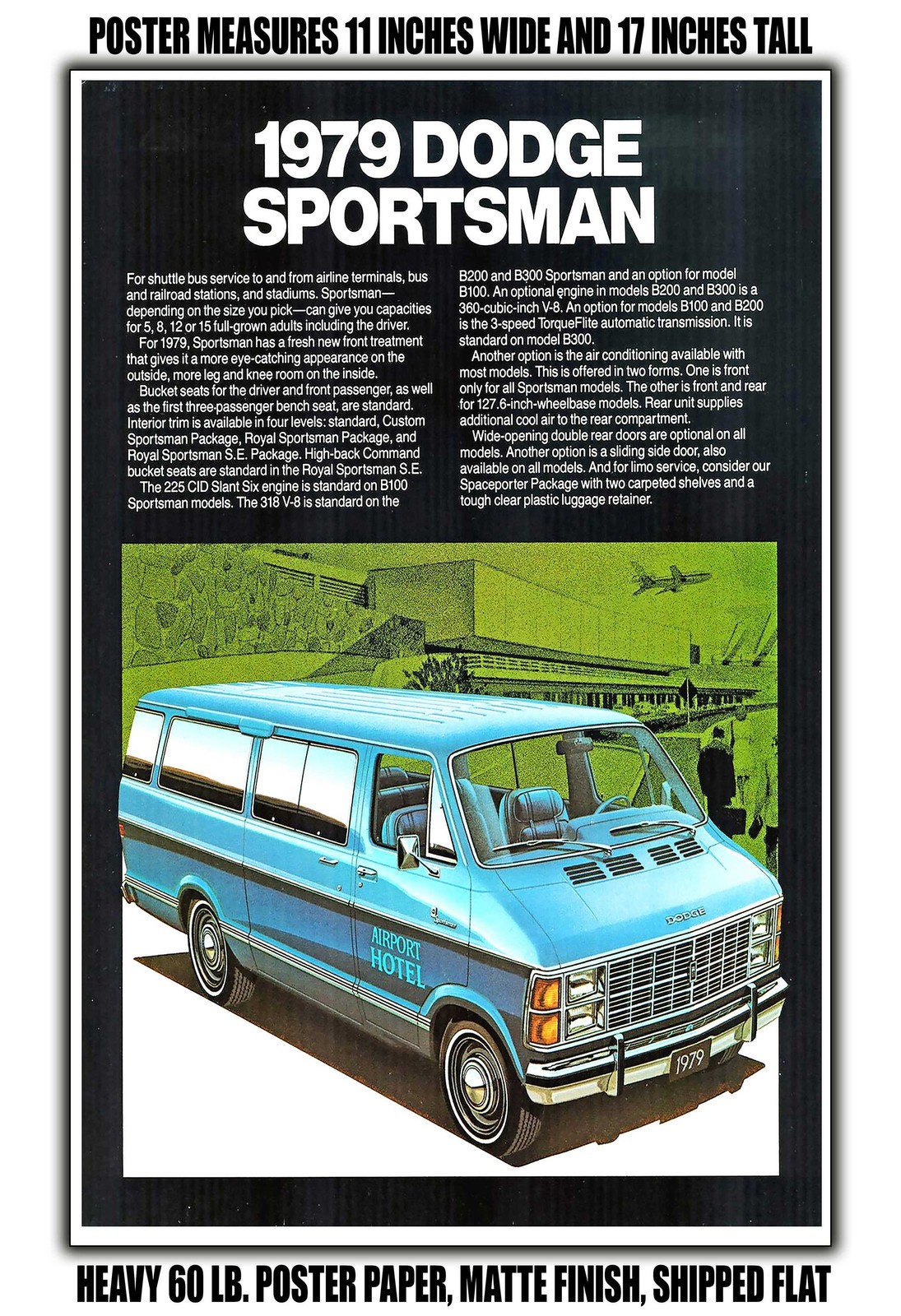1979 Dodge Sportsman - 11x17 Poster