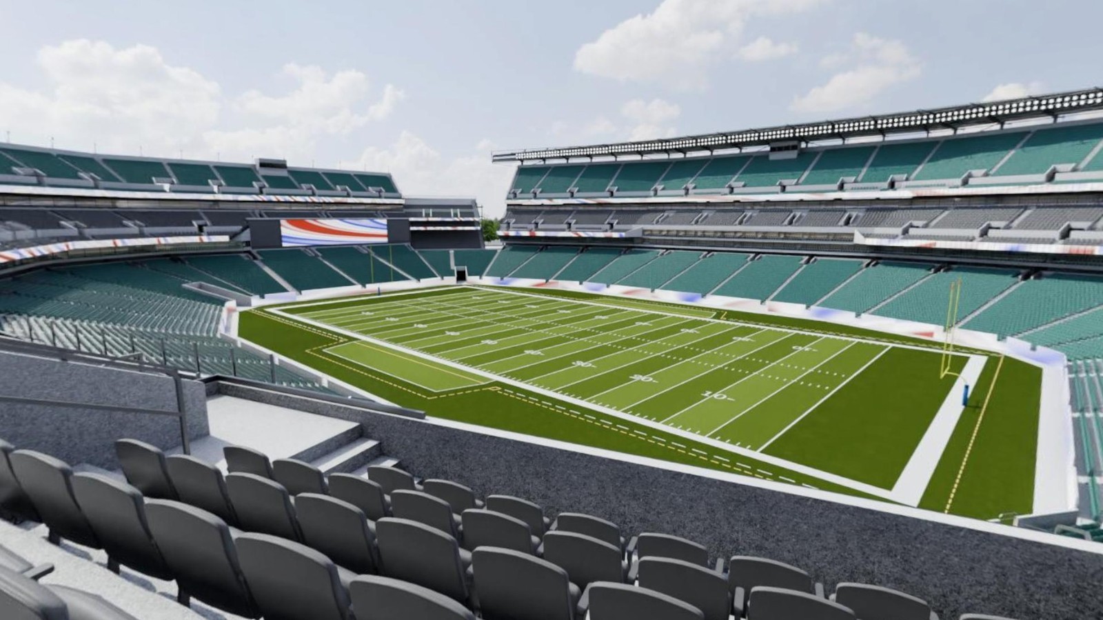 2 PHILADELPHIA EAGLES SEASON TICKETS SBL RIGHTS CLUB SEATS C26 ROW 13