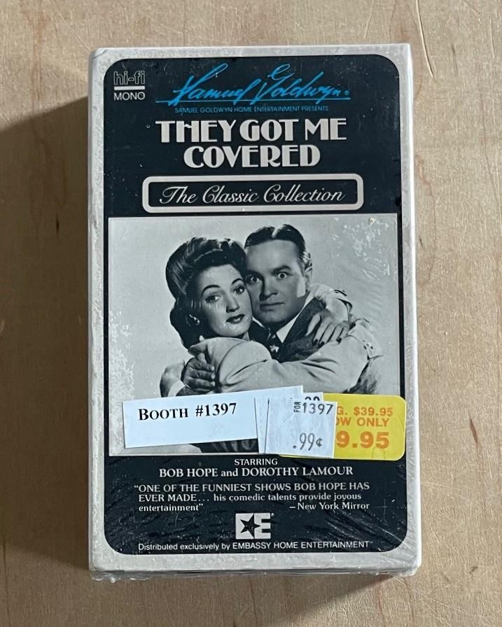 Bob Hope Romance Comedy THEY'VE GOT ME COVERED (1943) New Sealed Betamax Embassy