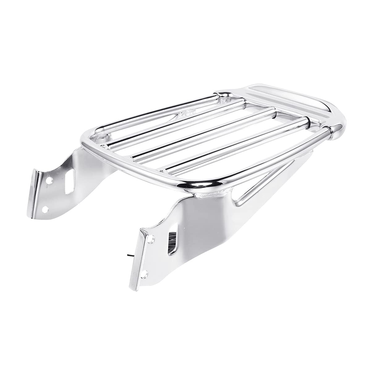 Iron Two-Up Luggage Rack W/LED Light Fit for Harley Heritage Softail Classic