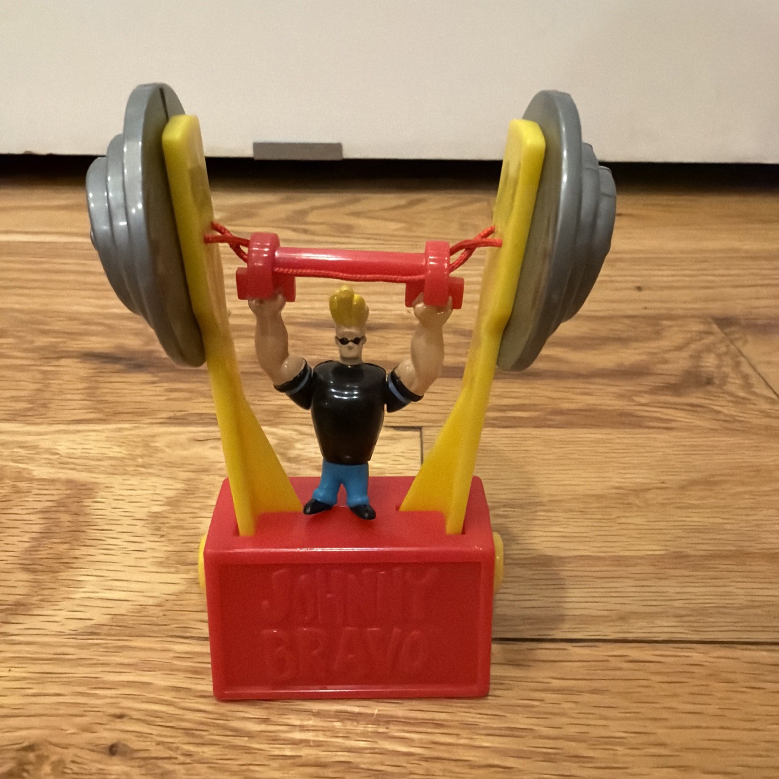 Cartoon Network Johnny Bravo 1999 Vintage McDonald's Happy Meal Flipping Toy 