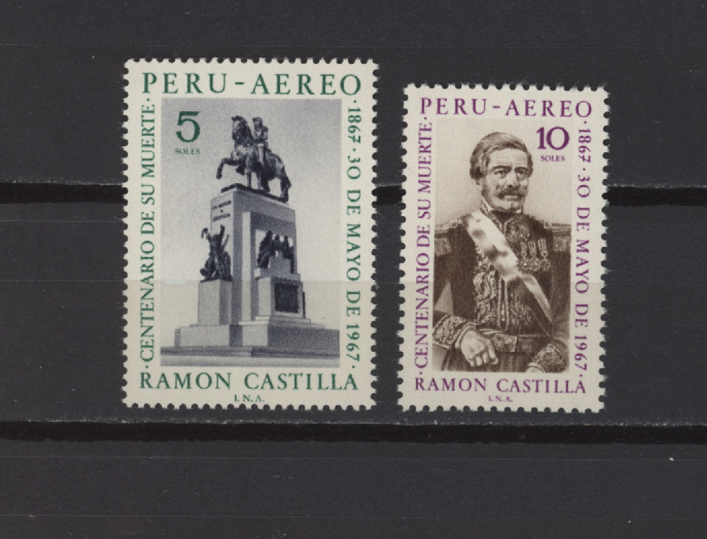 S54106 Peru MNH 1969 Aereo Ramon Castilla 2V