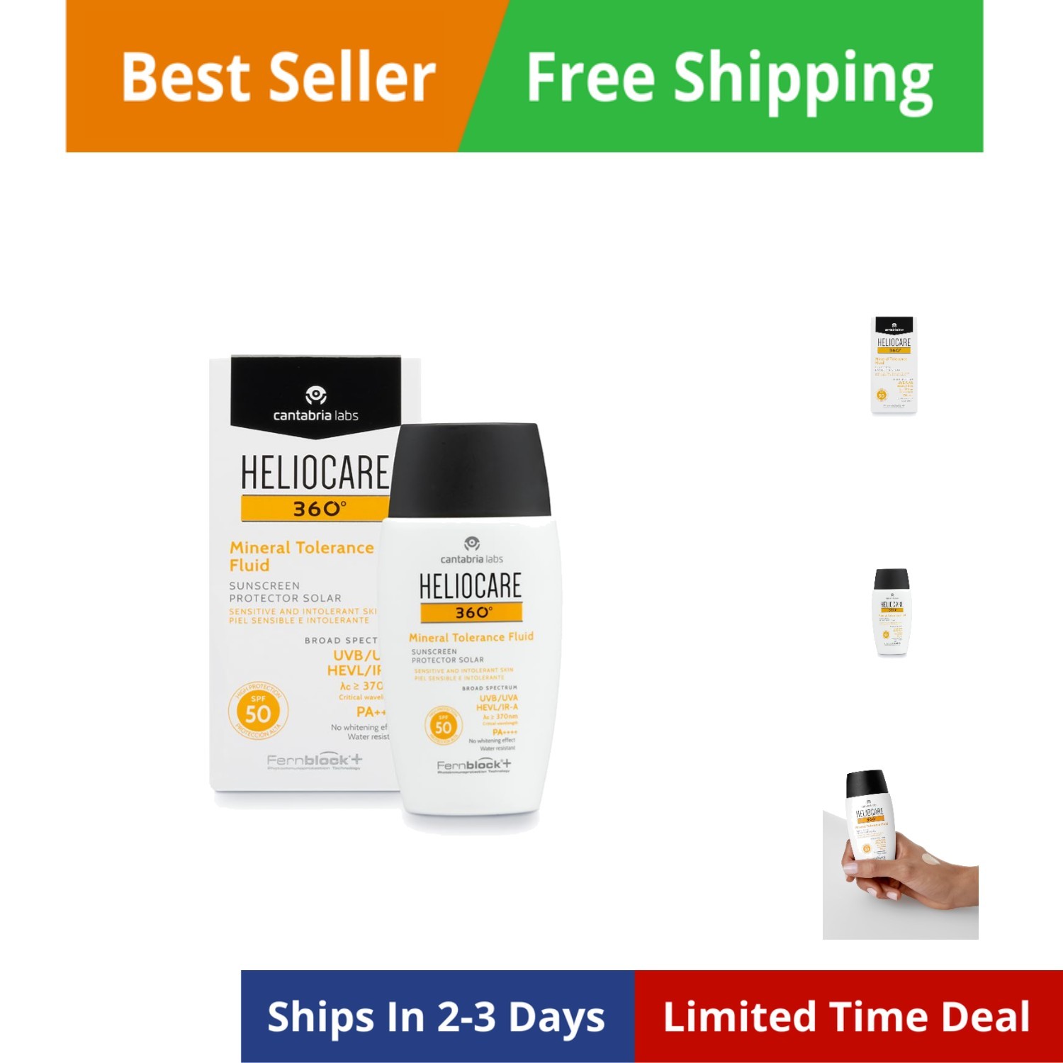 360 Mineral Tolerance Fluid SPF 50 | 50ml