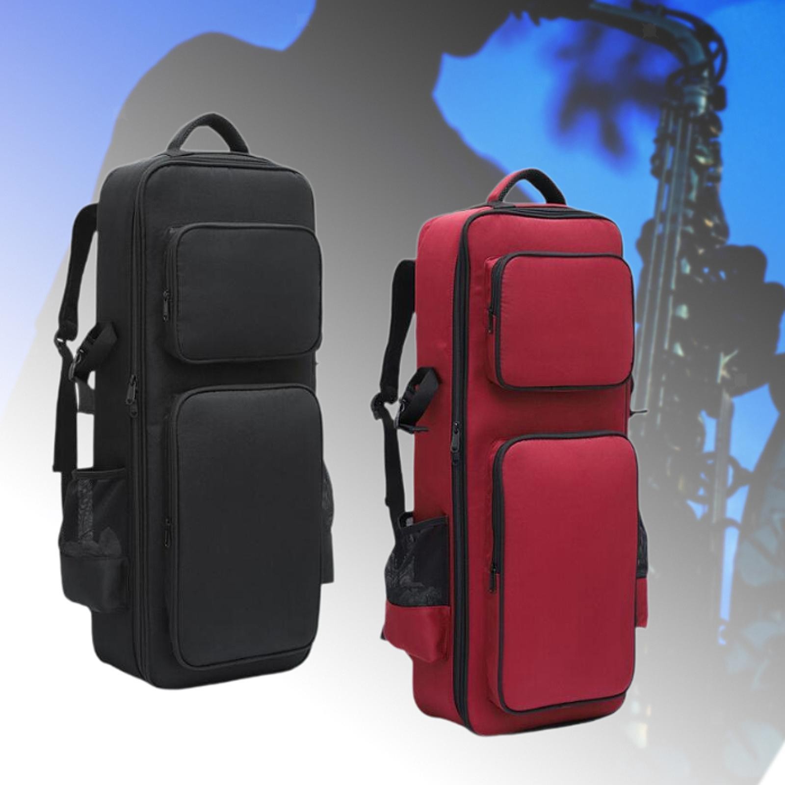 Soprano Saxophone Case Travel Case with Carry Handle Polyester Lightweight