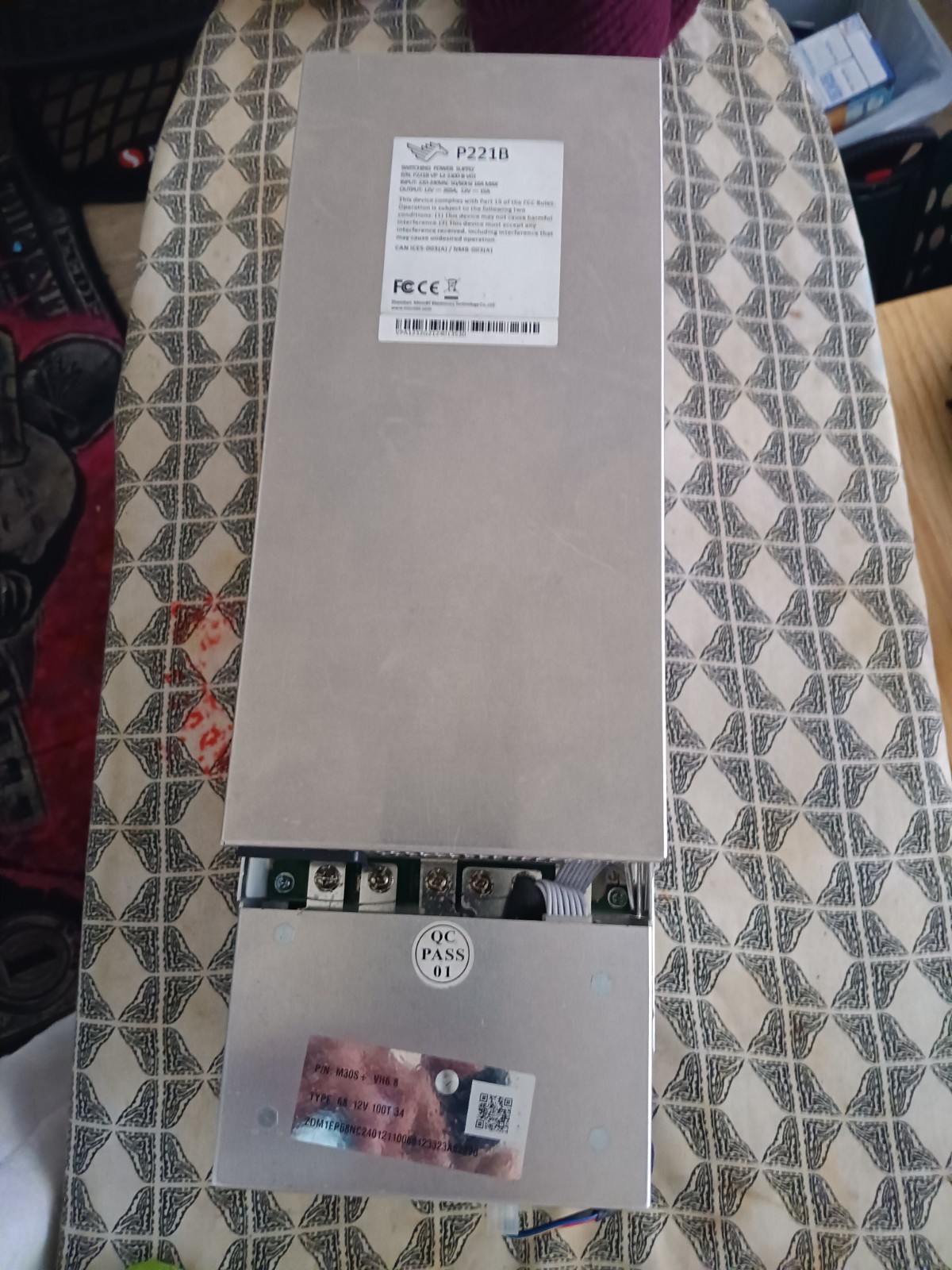 Whatsminer M30S+ ASIC Miner SHA-256 100GH/s 3360W P221B Bitcoin Mining Hardware