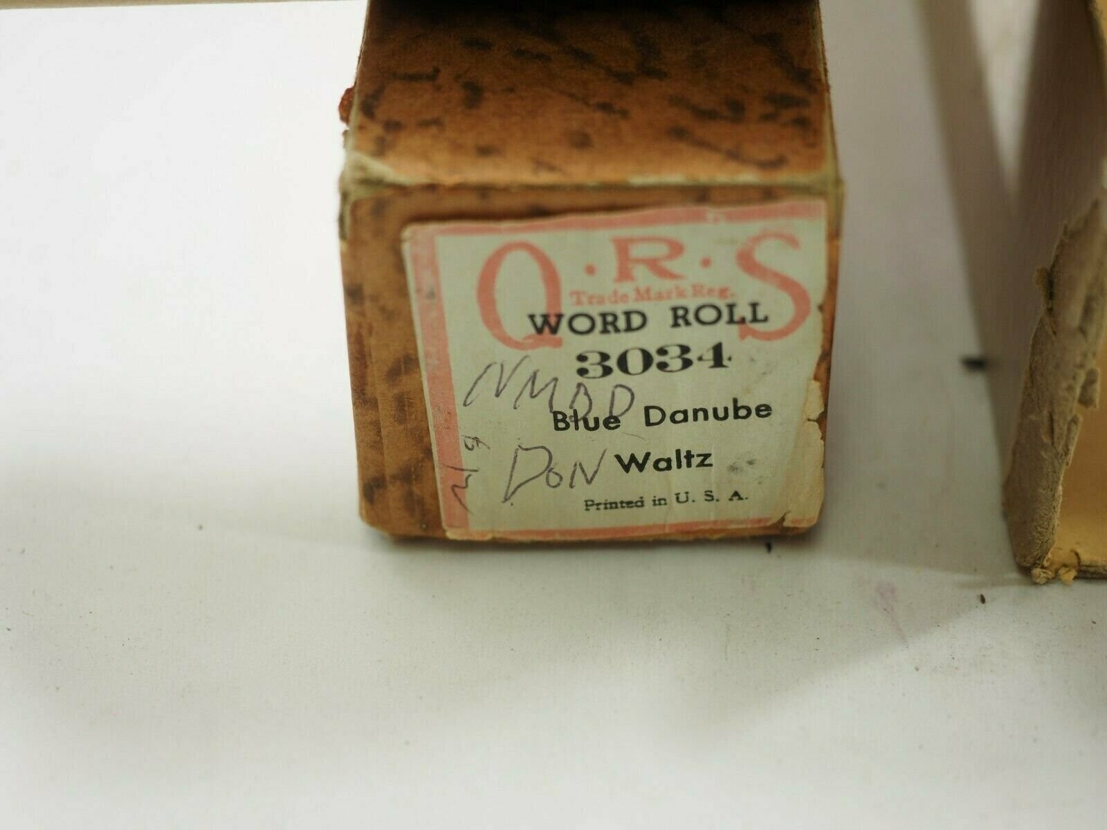 Blue Danube Waltz Q.R.S.3034 Piano Roll