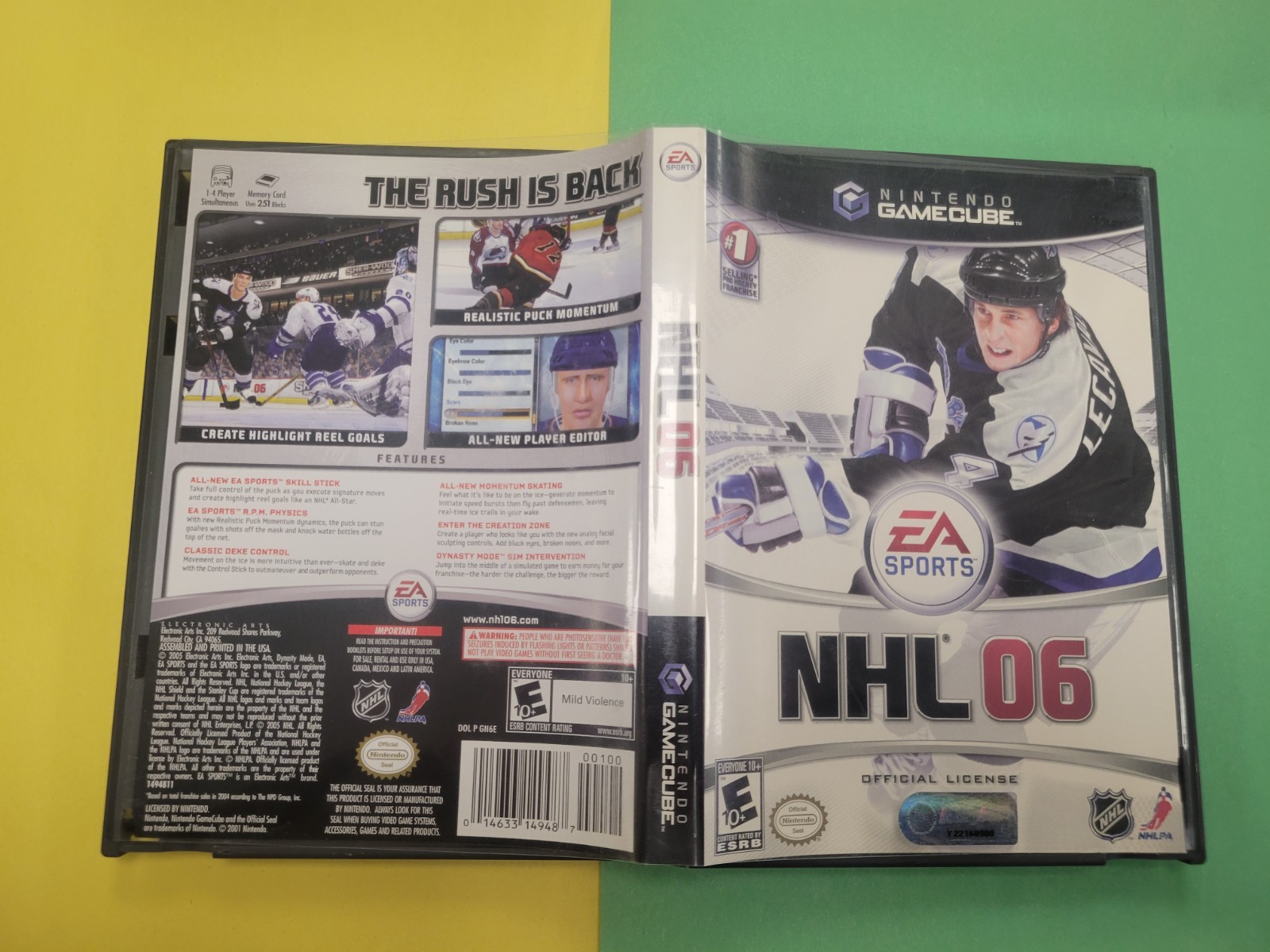 NHL ‘06 for the GameCube Case Only 