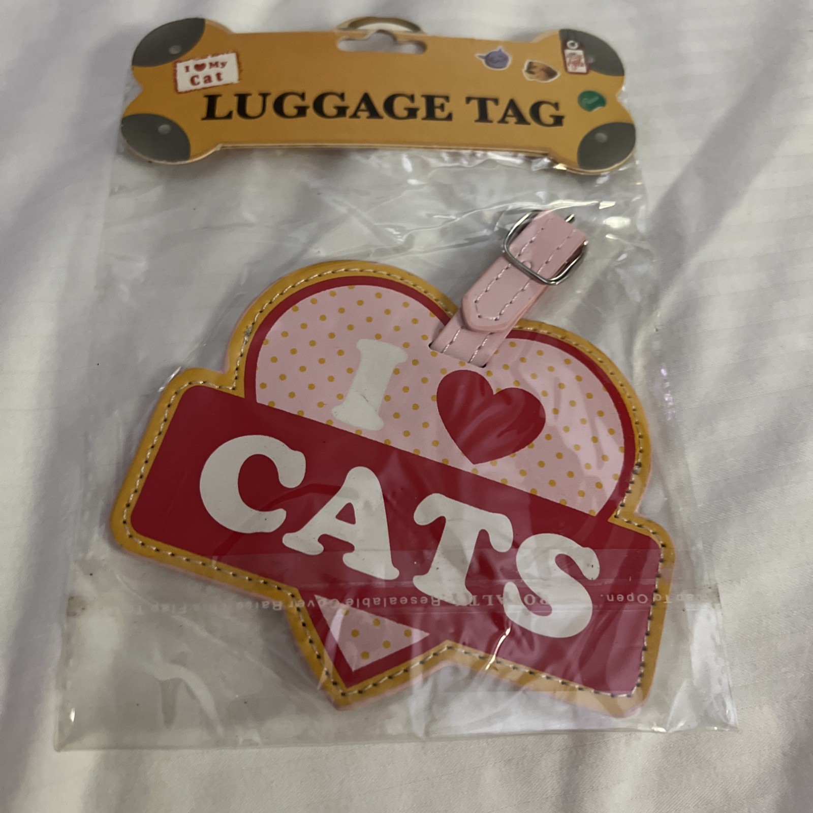 LittleGifts I Love Cats Luggage Tag