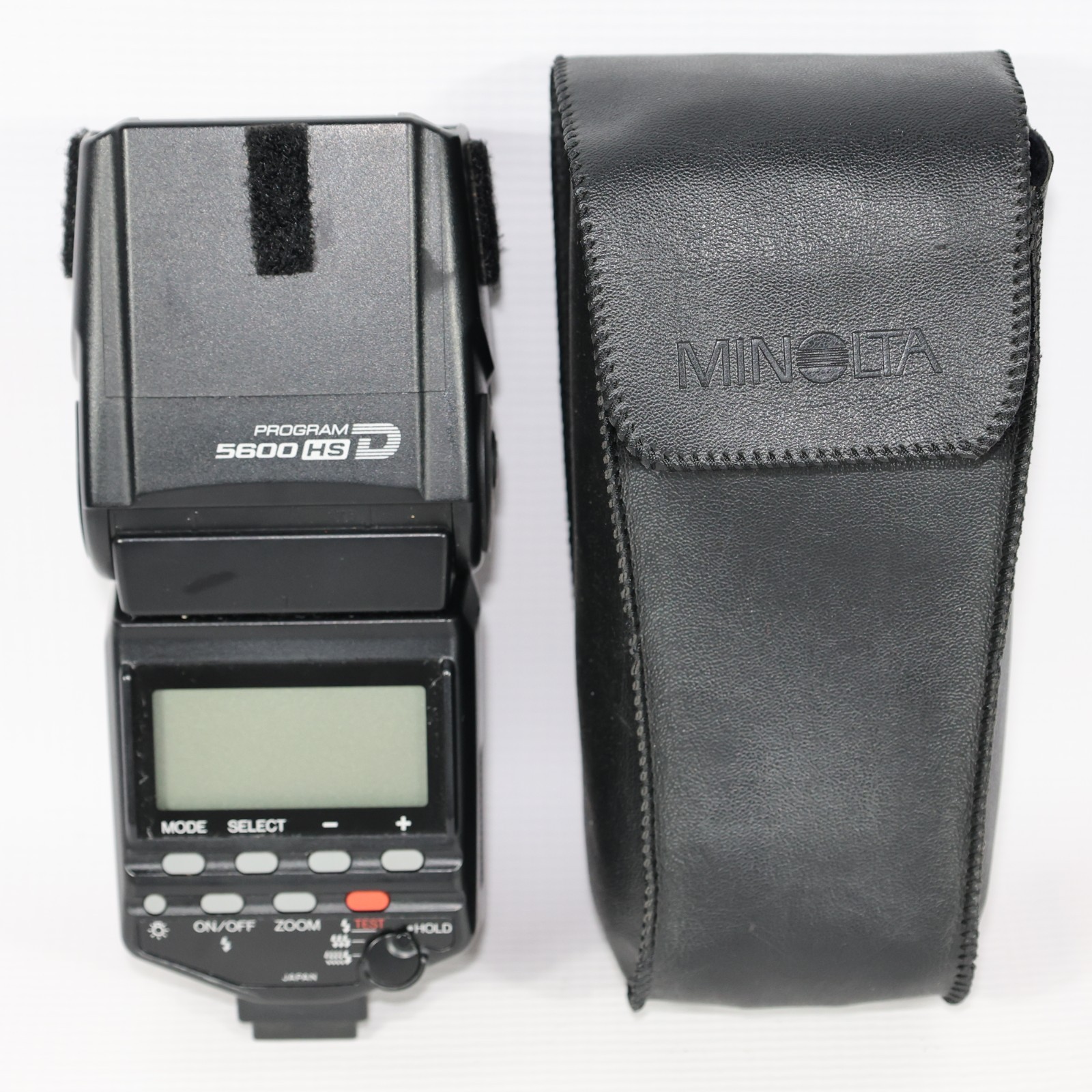 Minolta Program 5600HS D Shoe Mount Flash Minolta Sony Alpha DSLR UNTESTED AS IS