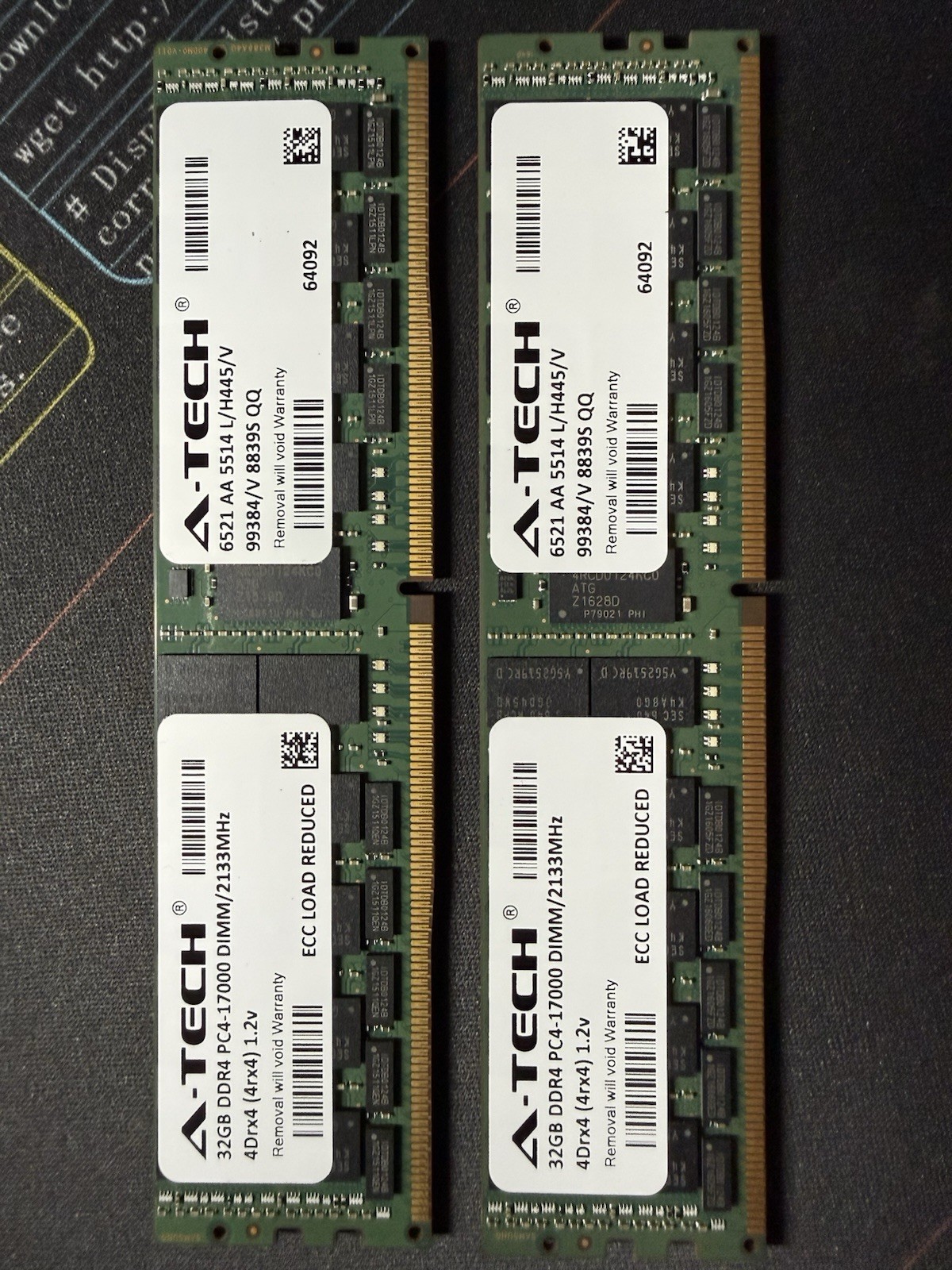 A-Tech 64GB(2x32GB) PC4-17000 DDR4-2133 Server Memory RAM