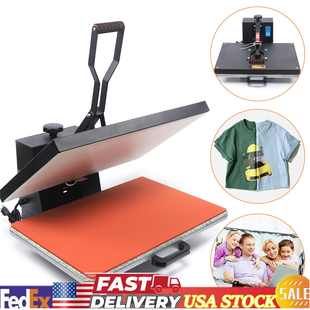 Heat Press Machine 16 x 24 in Sublimation Printer Transfer for DIY T-shirt