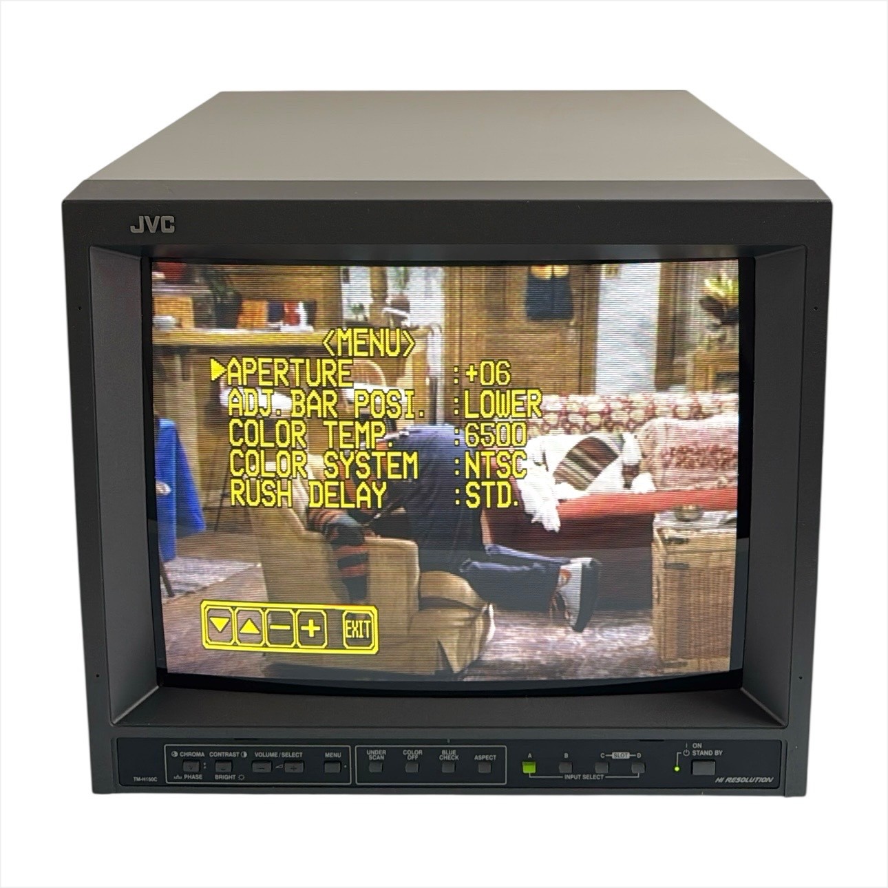 JVC TM-H150CG 15" CRT Professional Video Monitor NTSC Retro Gaming PVM Broadcast