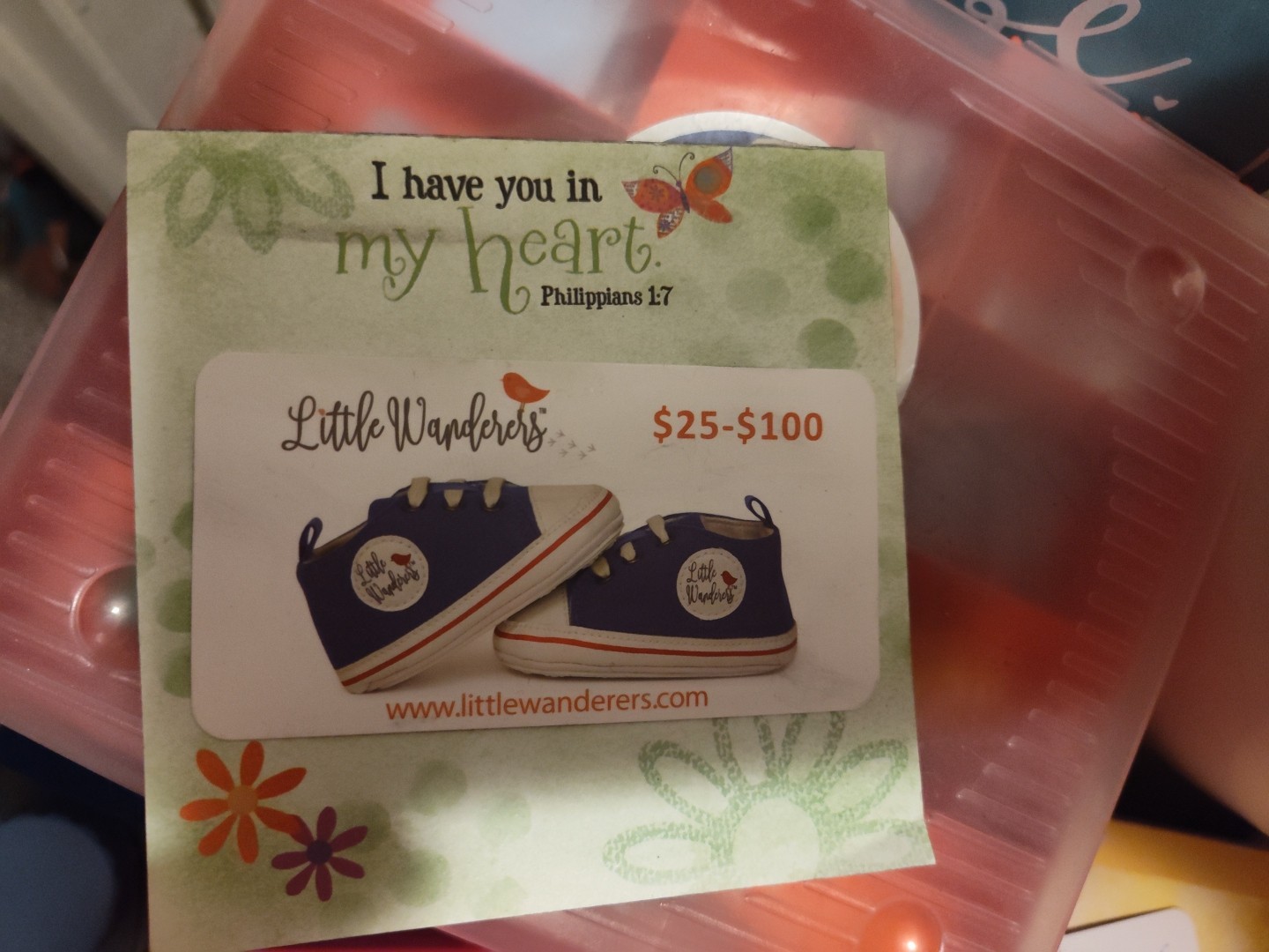 Little Wanderers Gift Card $60.00 Value