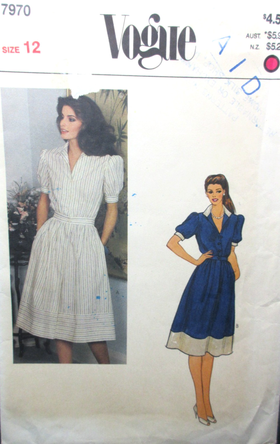 Vogue Pattern 7970 Size-12