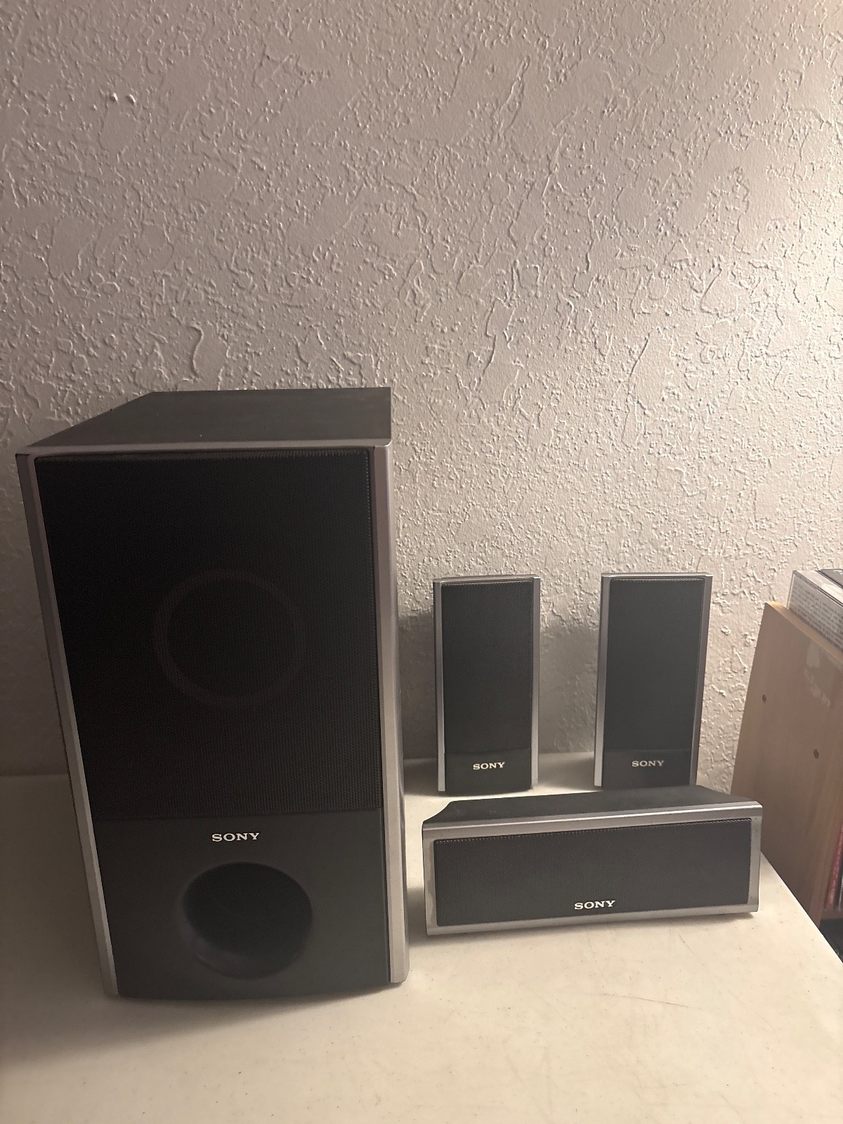 SONY SS-WS82 SS-TS81 SS-CT80 5.1 HOME THEATER SPEAKER SET - TESTED & WORKING