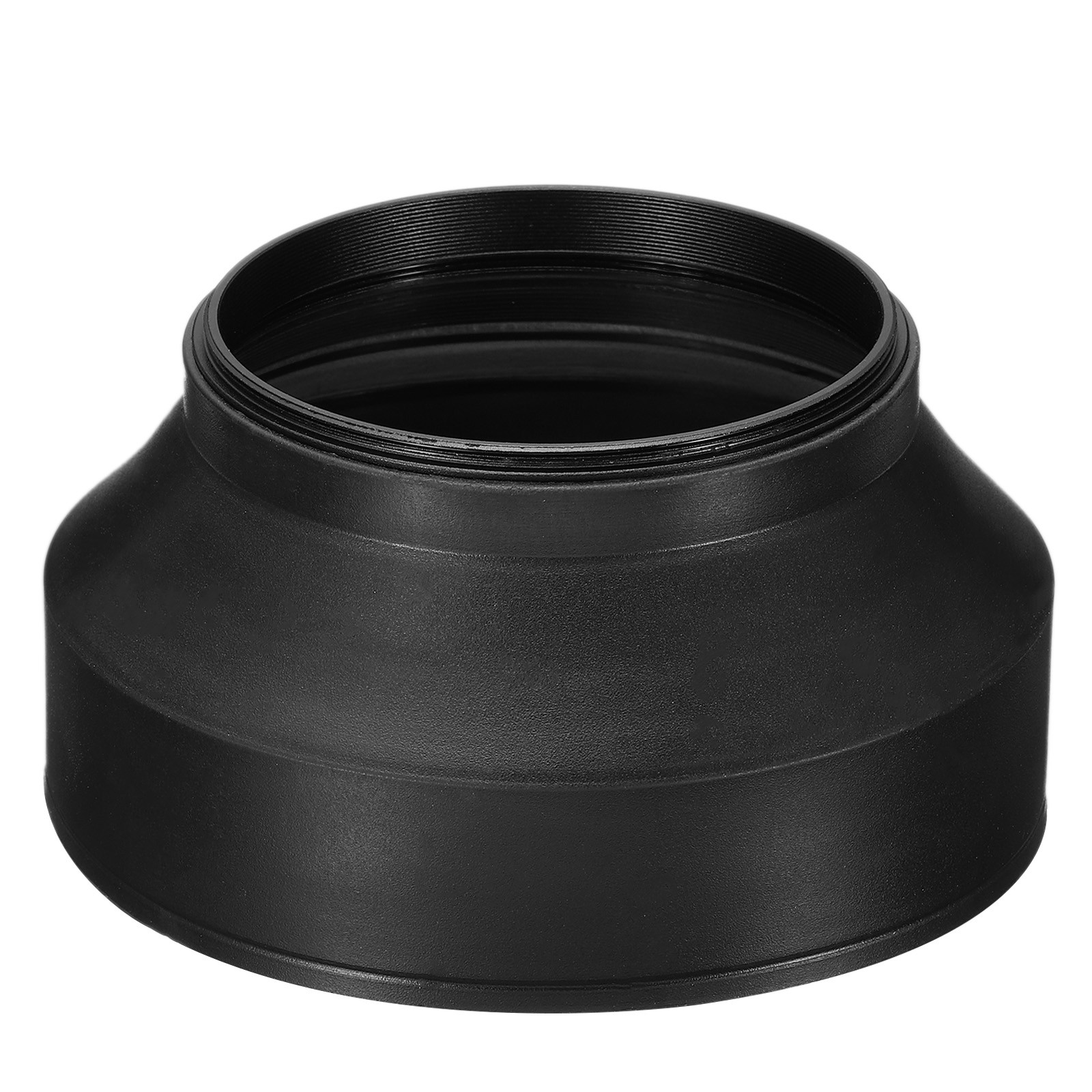72mm Camera Lens Hood Rubber Collapsible Lens Protector Black