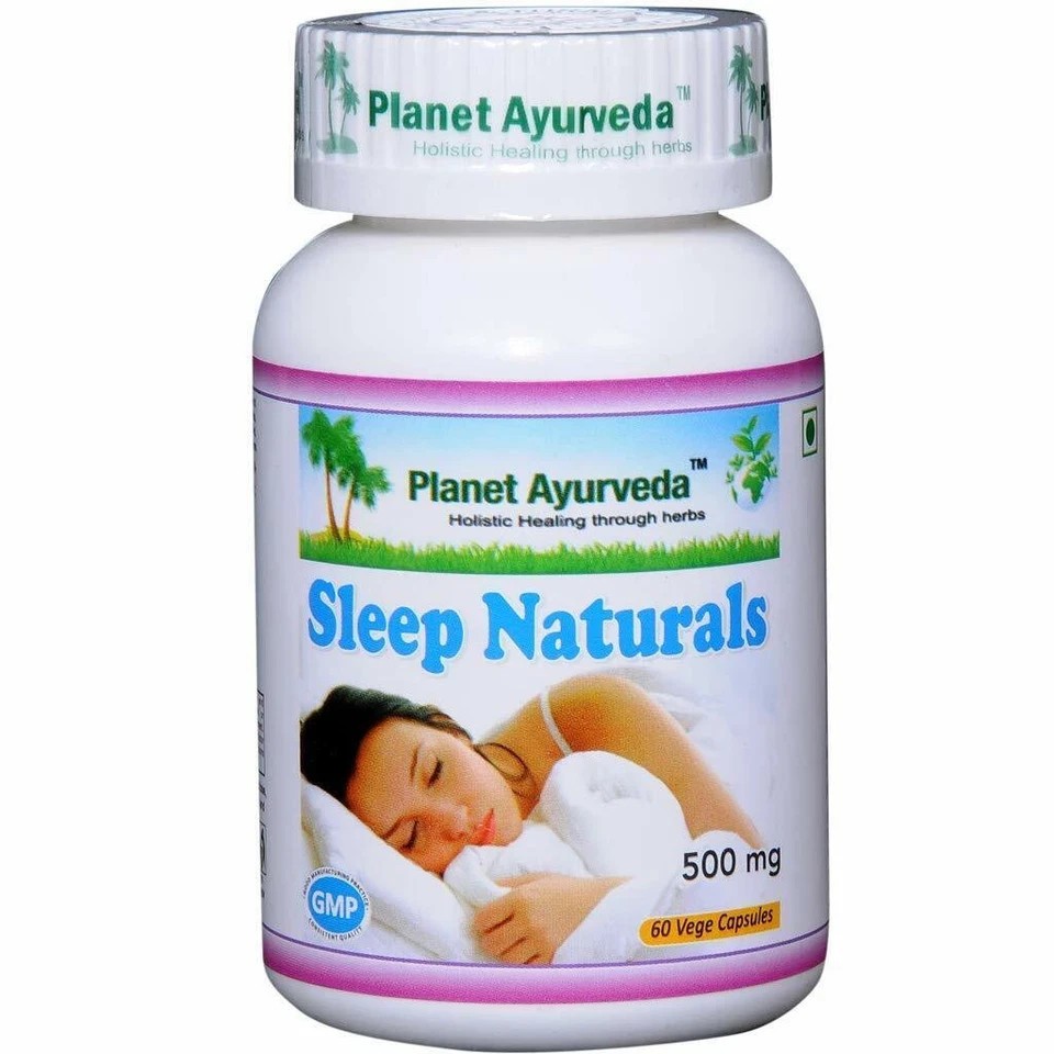 Planet Ayurveda Sleep Naturals Capsules - 60 Capsules