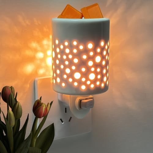 Ceramic Plug in Wax Warmer Candle Wax Warmer for Scented Wax 3-circle Point