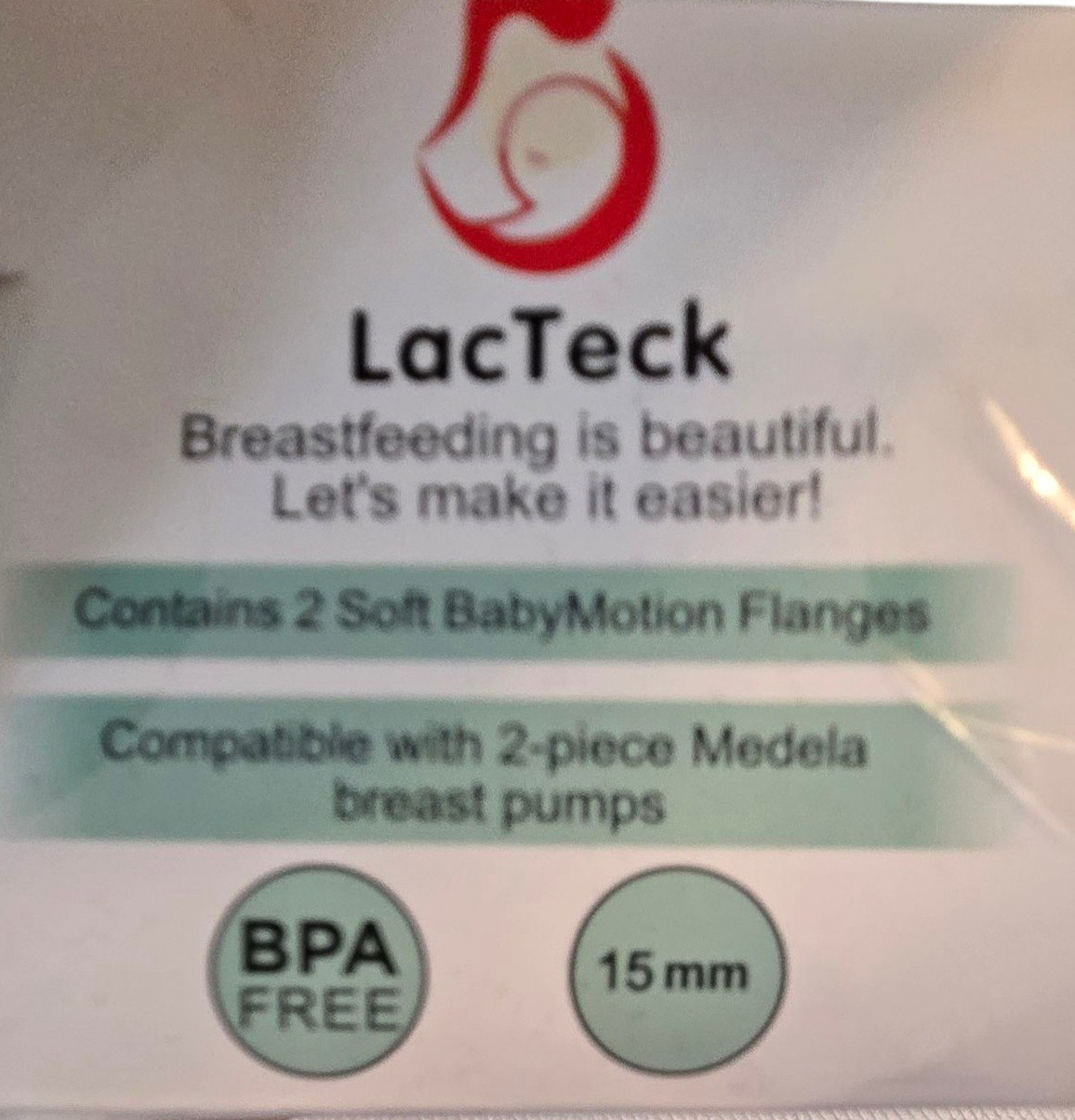 LacTeck BabyMotion 15mm Flange Pair
