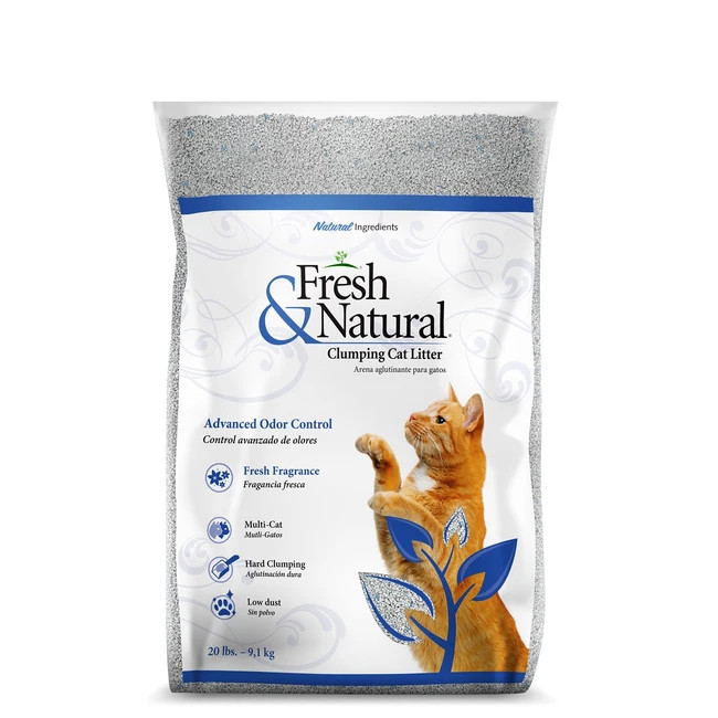 Fresh & Natural Clumping Cat Litter Advanced Odor Control
