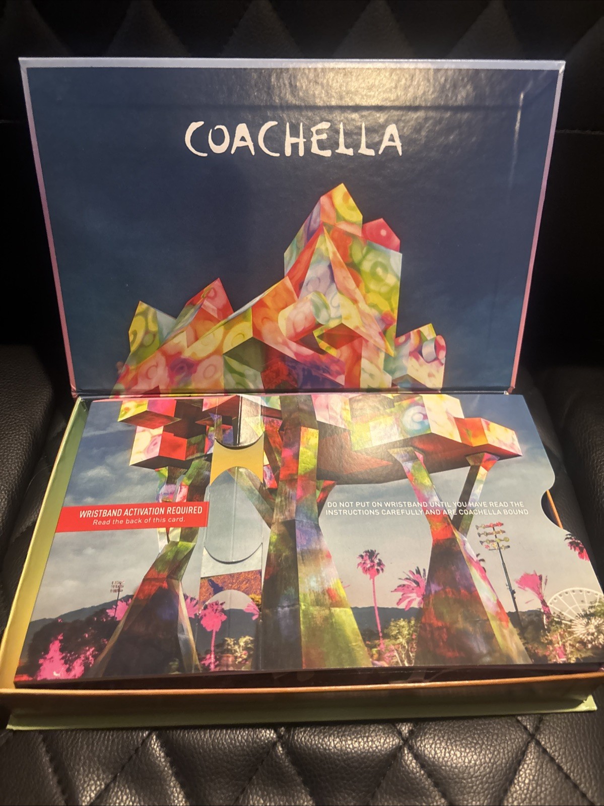 Coachella Collectible Box w/Sealed NEW Puzzle Concert Festival 2018 Sticker
