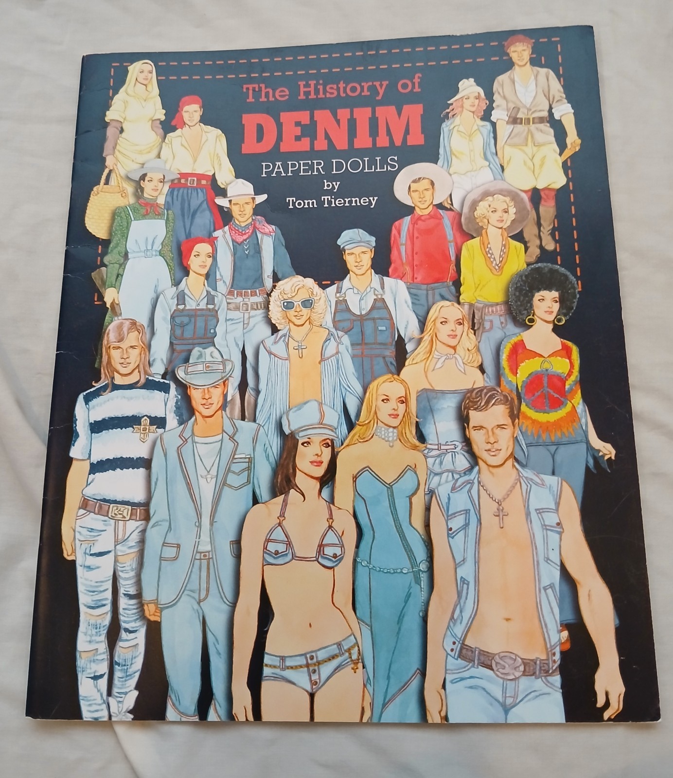 The History of Denim Paper Dolls ~ New, Uncut & Unused. 16 Cutouts