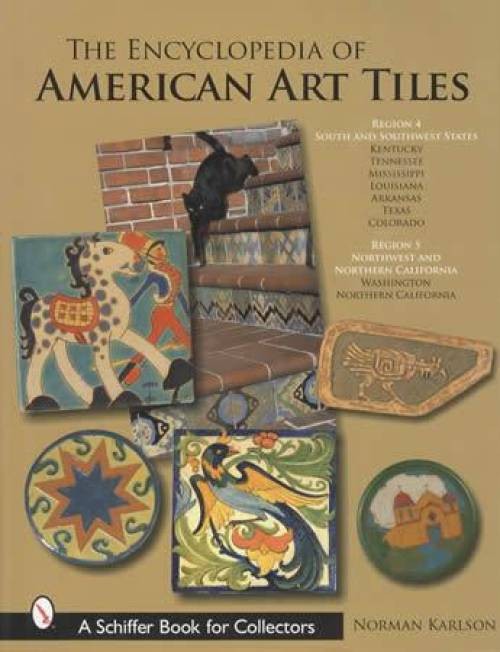 Vintage Arts & Crafts Pottery Tiles Massive Guide R4-5 California Southwest Area