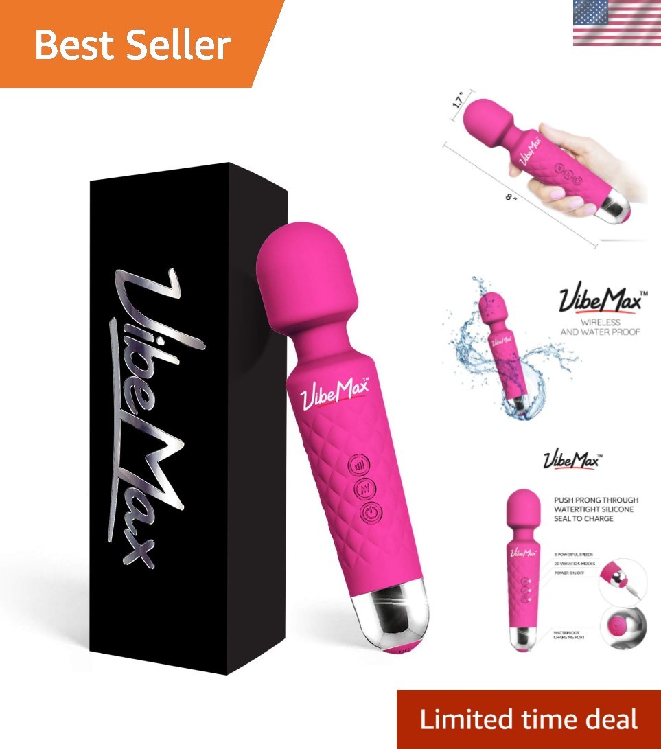 Rechargeable Personal Massager - Powerful Multi Speed Vibration - Whisper Qui...