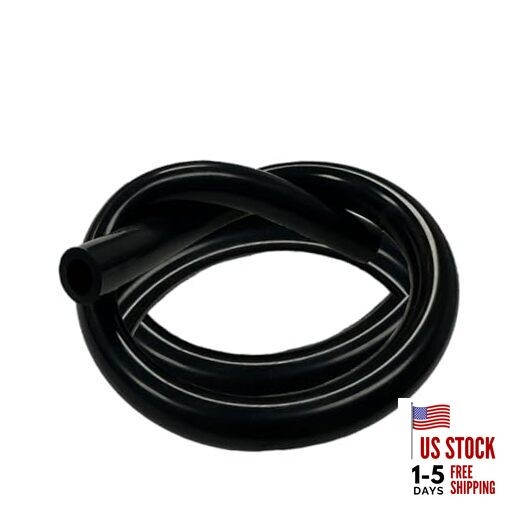 Vacuum Hose Automotive, ID 0.95"(24mm) High 0.95"(24mm)-3.3ft(1m) Black