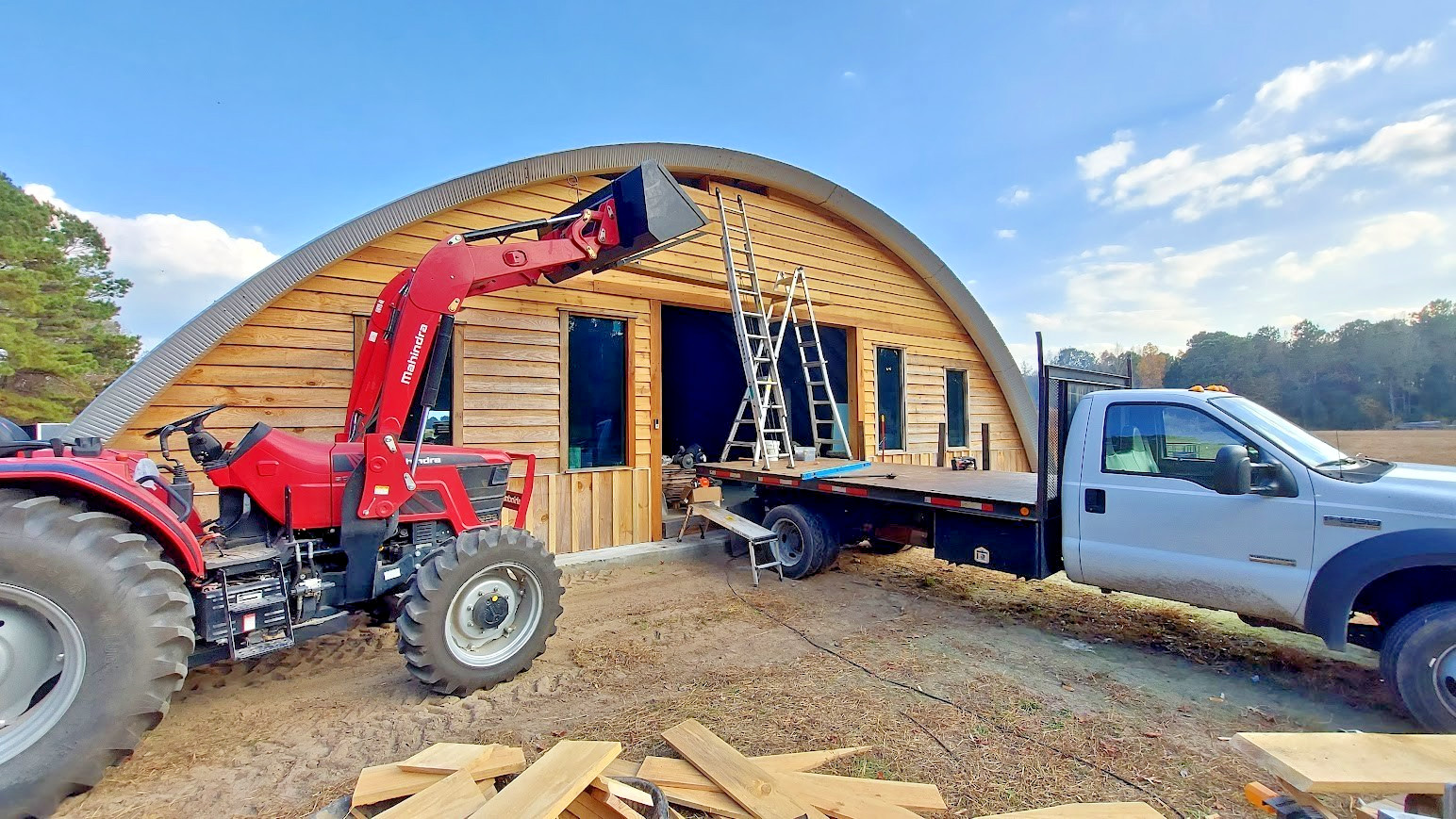 40x20x18 Clear-Span Home-Shop DIY Easy OFF Grid Open End Building Factory DiRECT