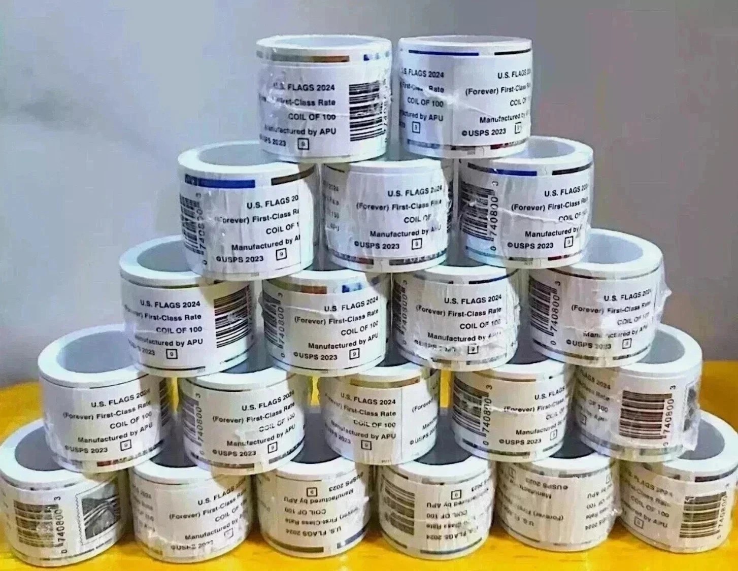 Collection 1 ROLL Of 100 USPS Postage-100 PCS-Special Sale (2024) ¤