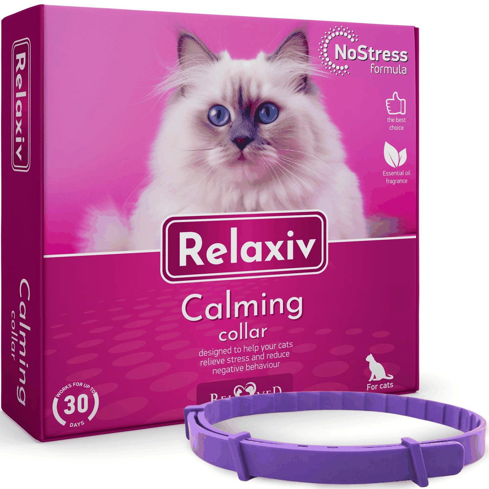 Cat Calming Collar & Pet Anti Anxiety Products   Feline Calm Pheromones Collars