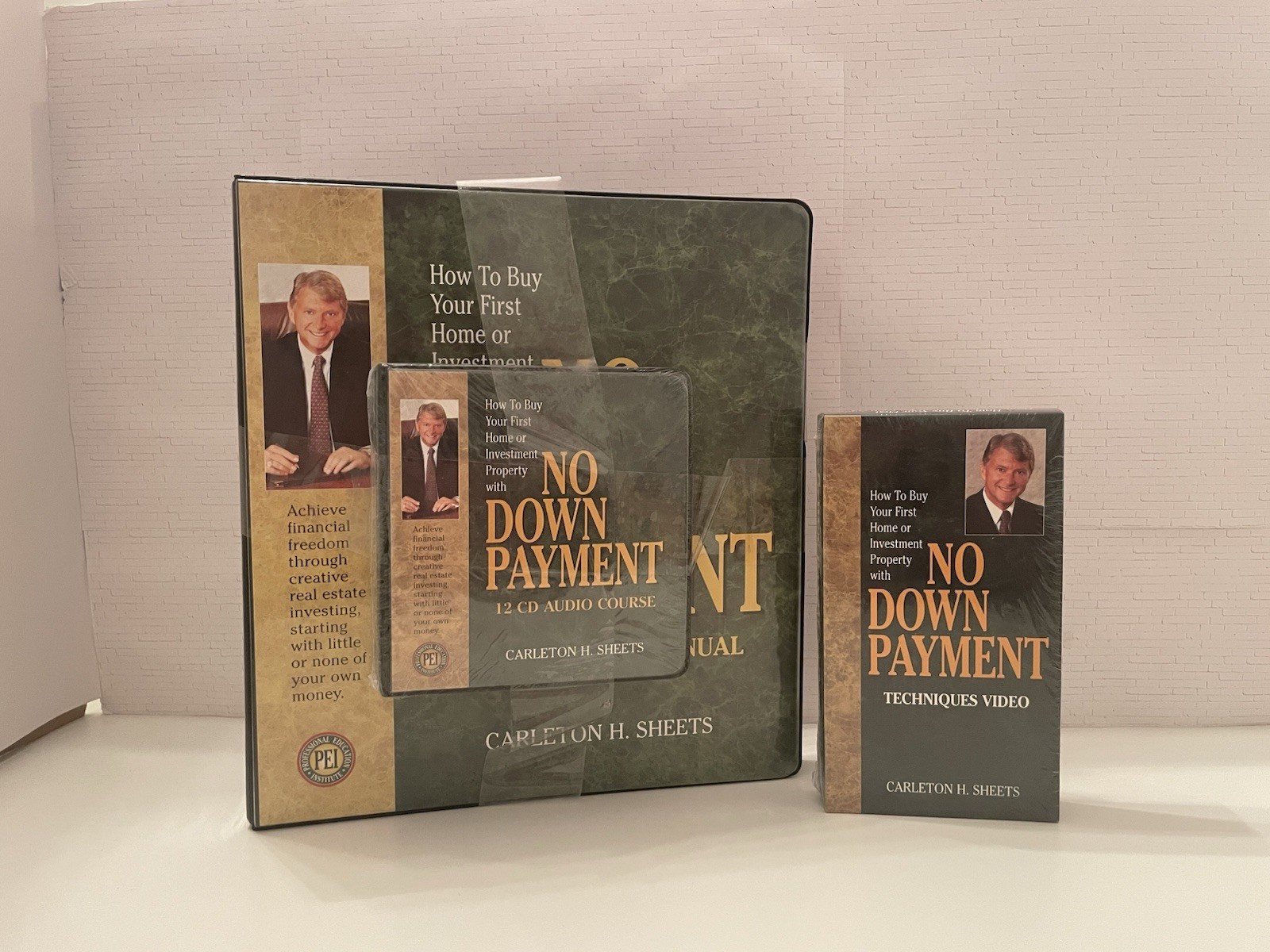 Carleton Sheets No Down Payment Real Estate Course 12 CD's  + Binder + Video
