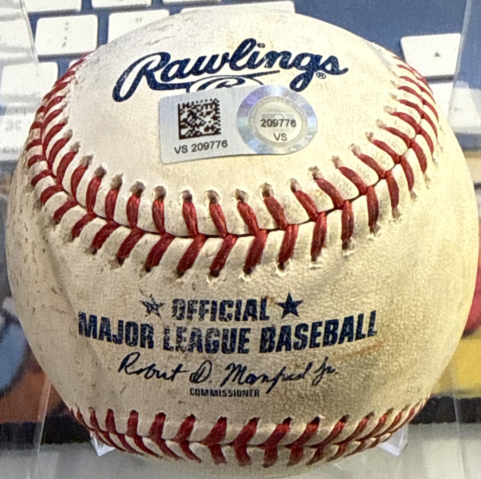 6TH JOSE ROJAS ZACK GREINKE ASTROS ANGELS GAME USED BASEBALL 4/23/2021