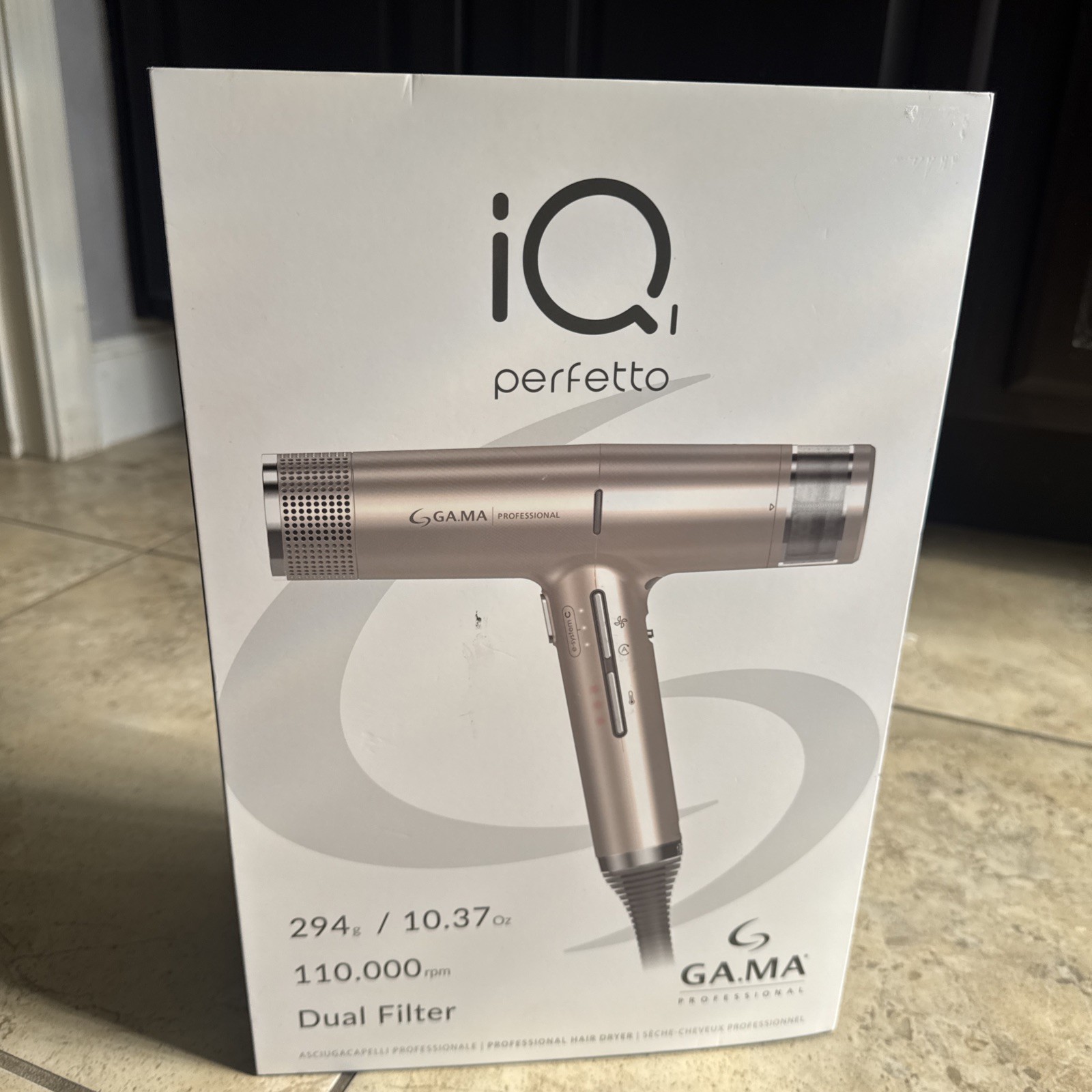 Gama.Professional iQ1 Perfetto Hair Dryer Rose Gold Color