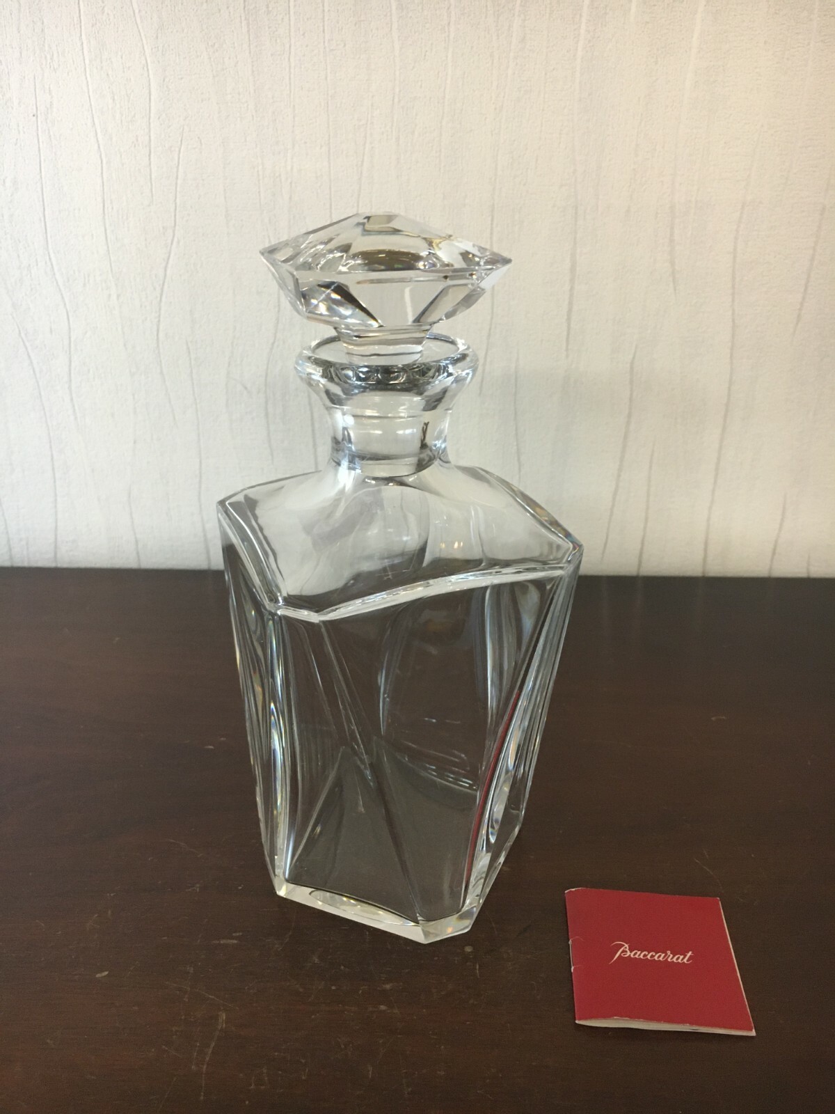 1 Baccarat Crystal Whisky / Cognac Carafe H:22Cm